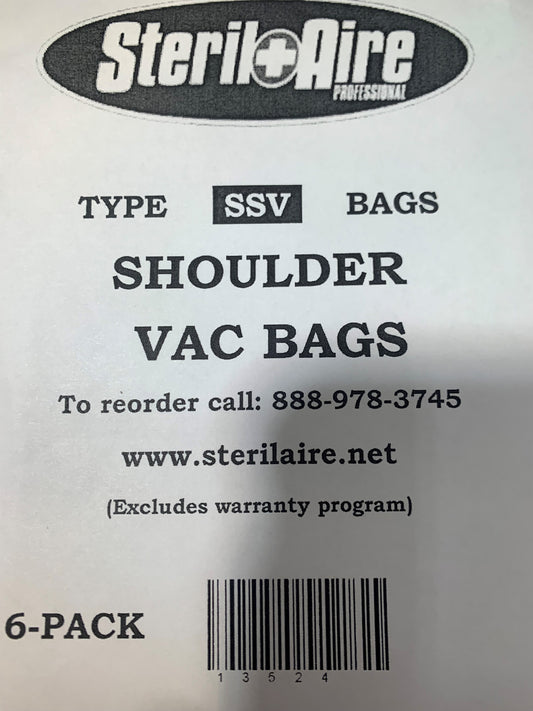 Sterilaire Shoulder Vac Bags - 6pk