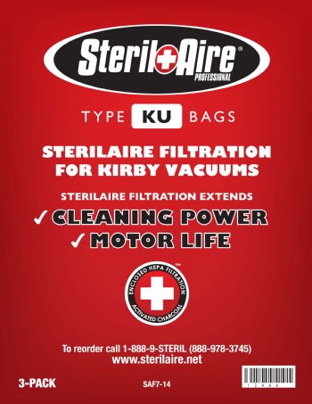 Universal Hepa Bags for Kirby 3pk